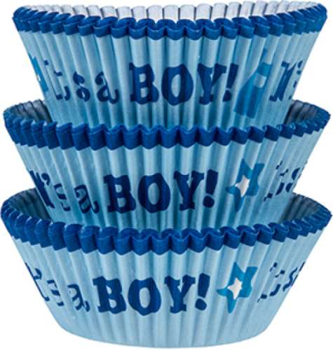 It's A Boy Cupcake Papers - Click Image to Close